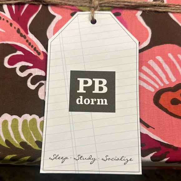 New Pottery Barn Dorm Boho Floral Twin Duvet Organic Cotton OEKO TEX Certified - Picture 4 of 6